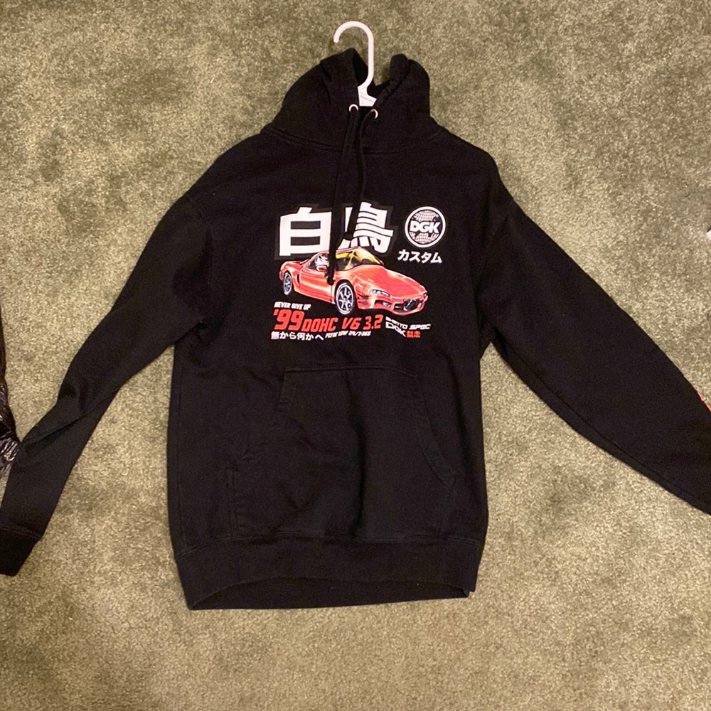 Black hoodie